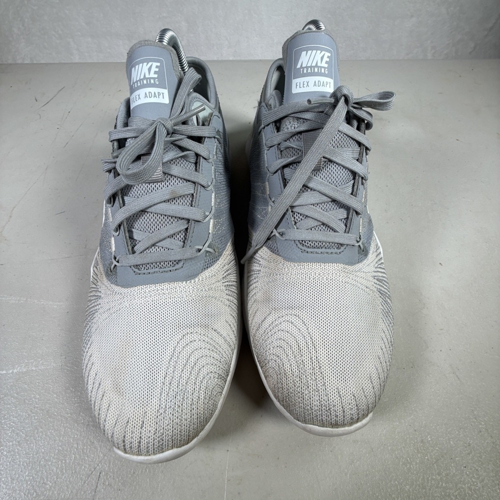 Nike Training Flex Adapt Women's Gray White‎ Mesh Running Shoes Sneakers Sz 8.5